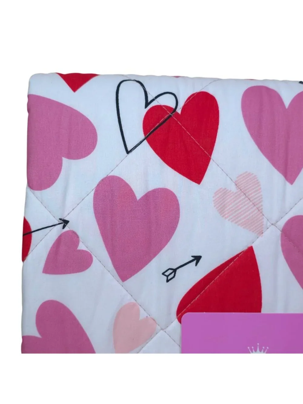 Hallmark Heart Strings Twin 2-Piece Quilt Set Valentines Day Love Heart